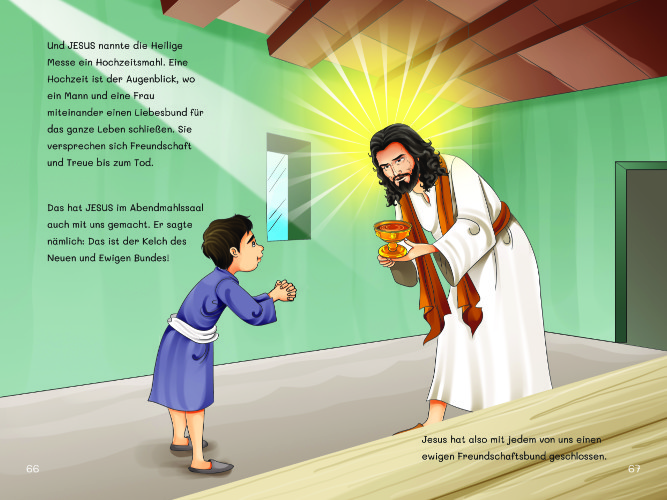 Illustration aus dem Buch – Erstkommunion